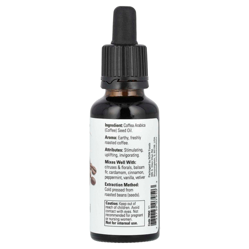 NOW Foods, Solutions, кофейное масло, 30 мл (1 жидк. унц.)