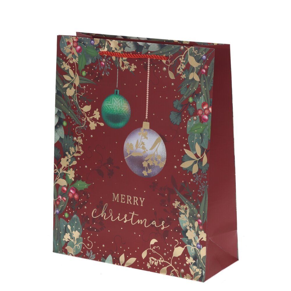 GAEM Пакет подарочный (бумага 210г/м2, блок 12шт), L30 W12 H39 см, 4в.