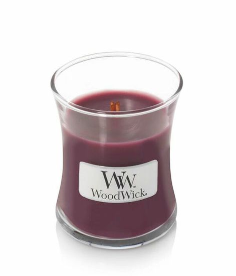 Темный мак, ароматическая свеча, WoodWick