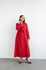 Платье пиджак Anais с акцентными манжетам фасона А-силуэт