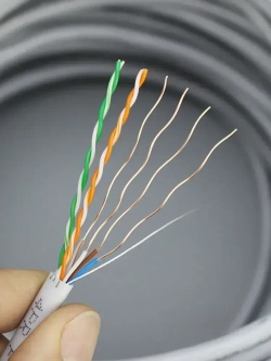 Кабель витая пара, Витая пара 100м, кабель utp, CCA, 5e, 8 жил, 4pr