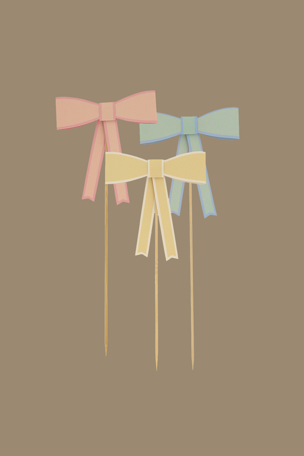 Топперы Пастель (в наборе 3 шт)