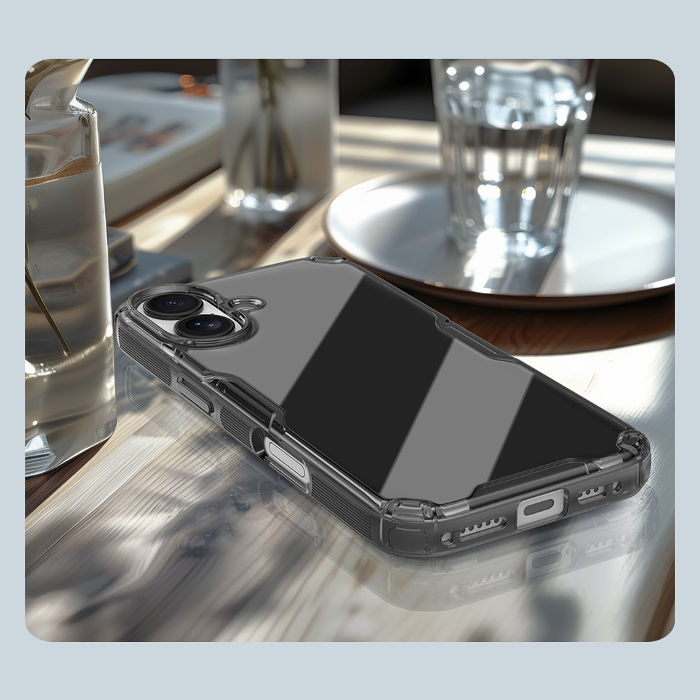 Прозрачный усиленный чехол для смартфона iPhone 17, серия Nature TPU Pro от Nillkin