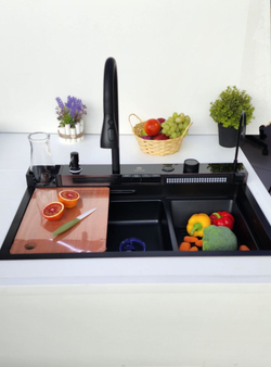 Многофункциональная кухонная мойка из нержавеющей стали BZ9951JS цвета Золотой