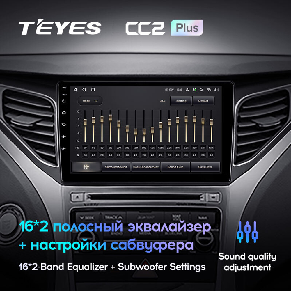 Teyes CC2 Plus 9" для Hyundai Azera 2014-2015