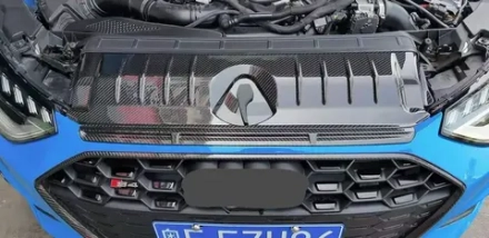 Карбоновая накладка под капот для AUDI S4 & A4 S LINE 2020-2025+ B9.5 Ауди декоративный обвес