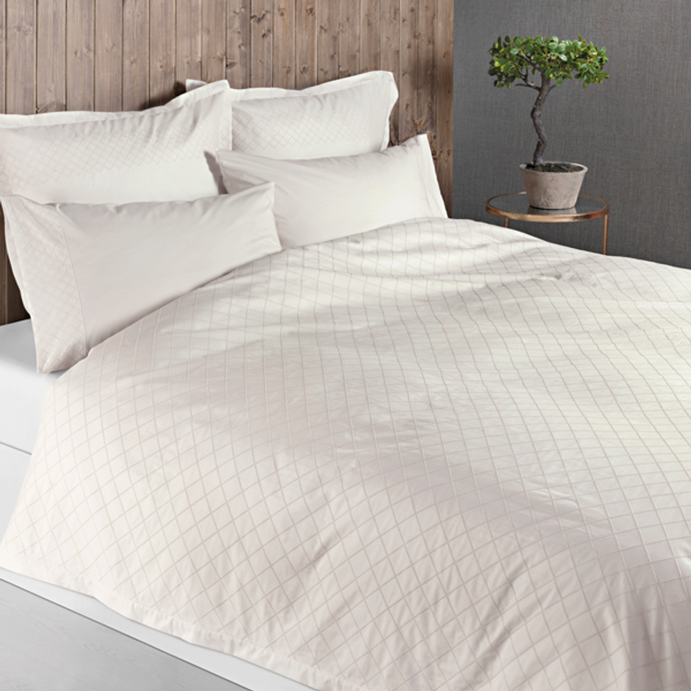 Постельное белье 1.5 спальное Bovi Plombir экрю Португалия фото