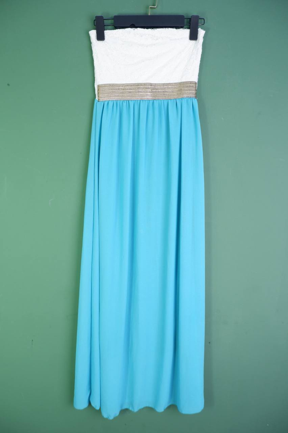 Платье длинное с красивым верхом, визуально 42 размер