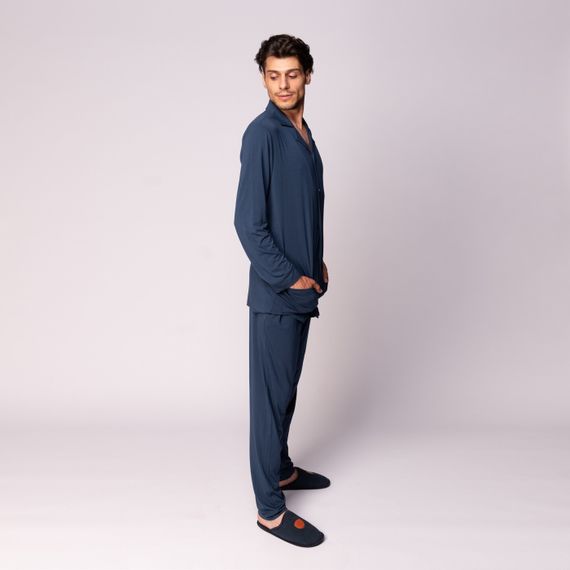 Адам (синяя) S Пижама Мужская