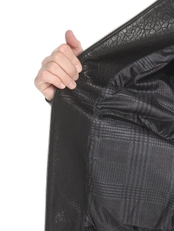 Мужская кожаная куртка / натуральная кожа ягненка / Турция