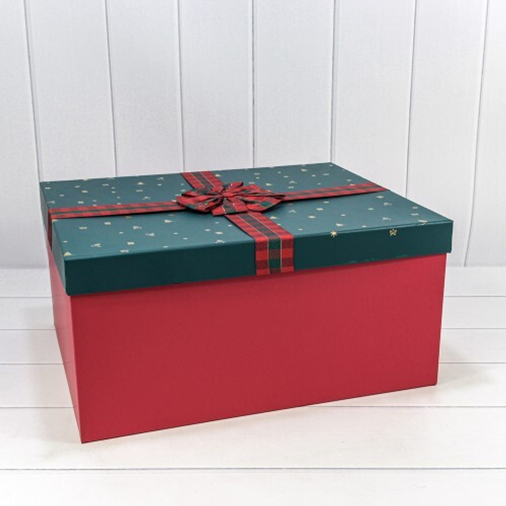 Коробка 51 х 41 х 24.5 см Набор 5 шт "Новогодний" (Красный)