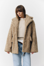 Эко-шуба Тулуп | Бежевый