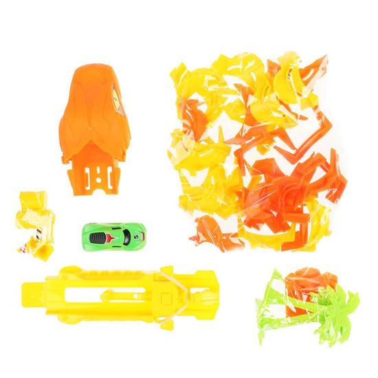 Автотрек с катапультой, змея, кор.41*30*7,5см ТЕХНОДРАЙВ