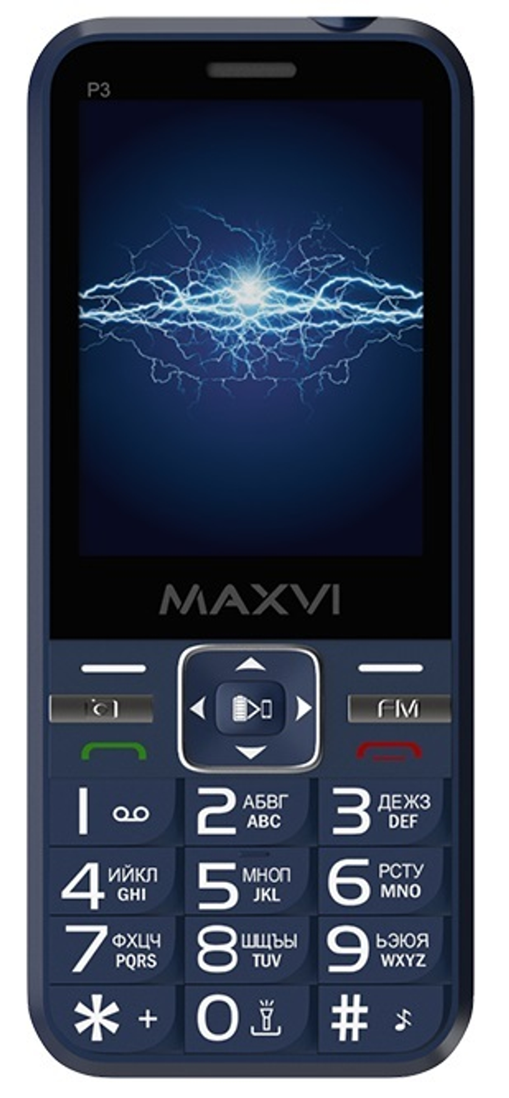 Сотовый телефон Maxvi P3 Blue