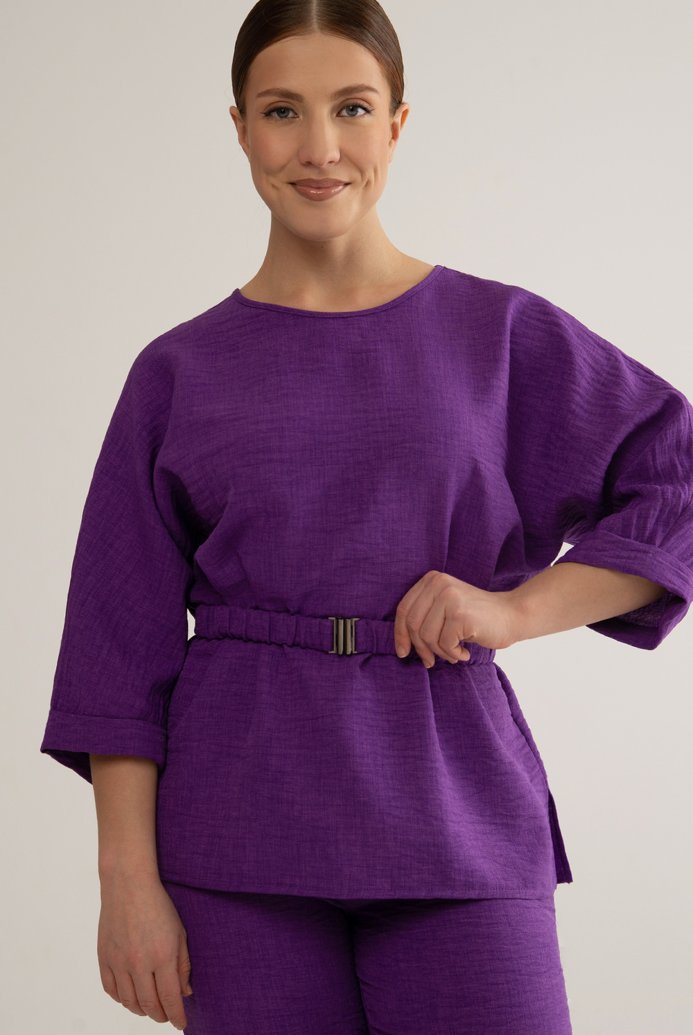 Туника 4728з, фиолетовый #527Ф204728з