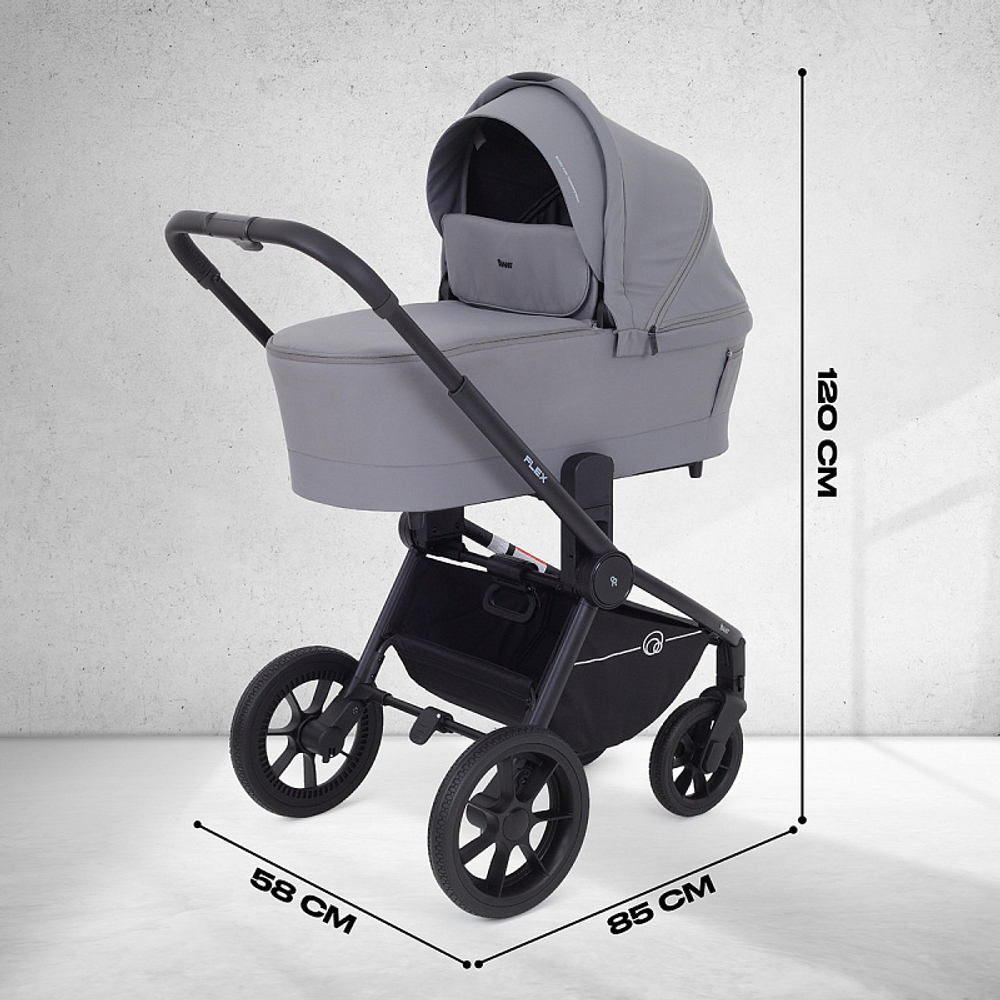 Детская коляска Rant Flex 3 в 1 RA077 Grey