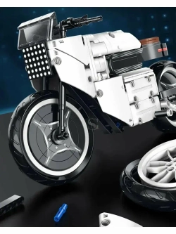 Конструктор Техник мотоцикл спортивный гоночный