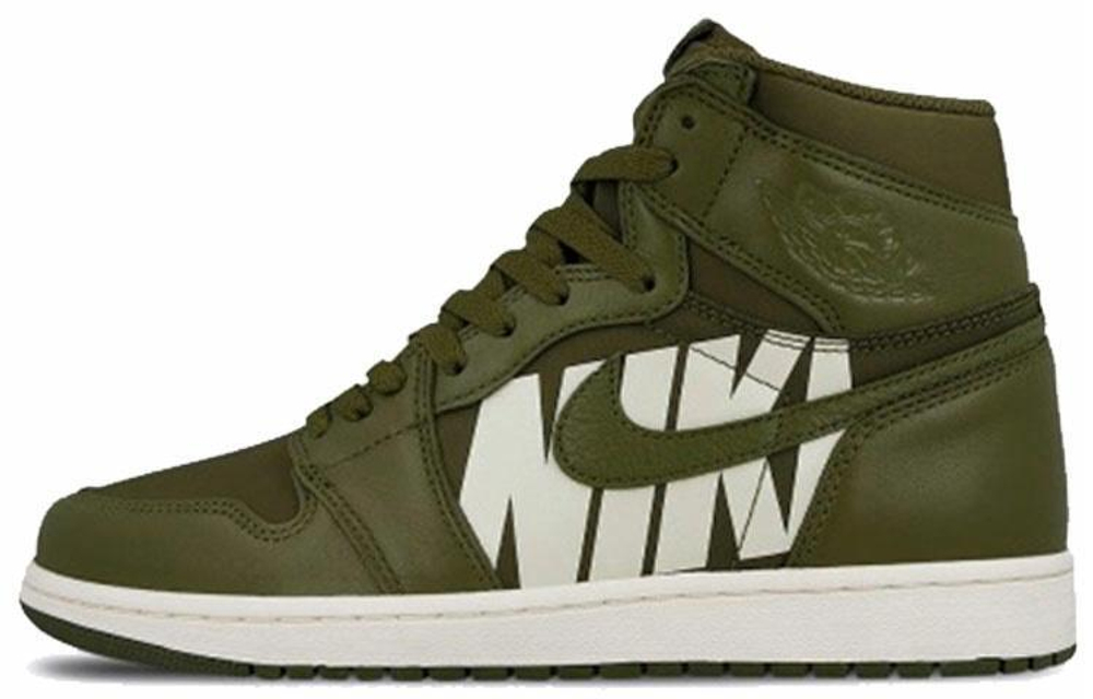 Кроссовки Jordan Air Jordan 1 Retro High Olive Canvas