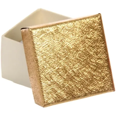 Коробка подарочная «Блеск» 4*4*3 см, Золото