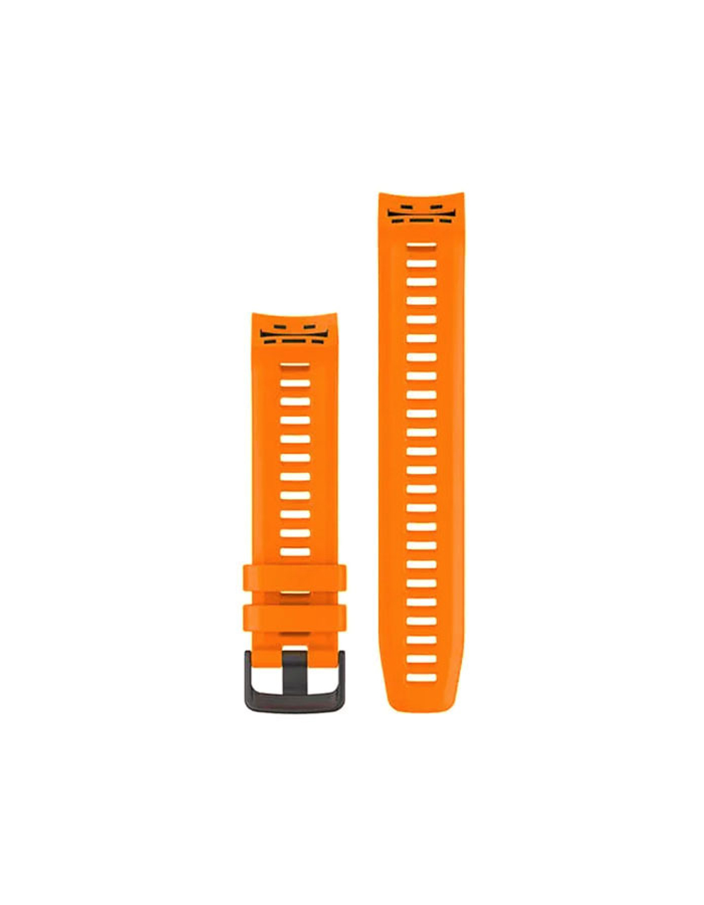 Ремешок силиконовый для Garmin Instinct / instinct 2 / Instinct Crossover 22 мм оригинальное крепление (Оранжевый)