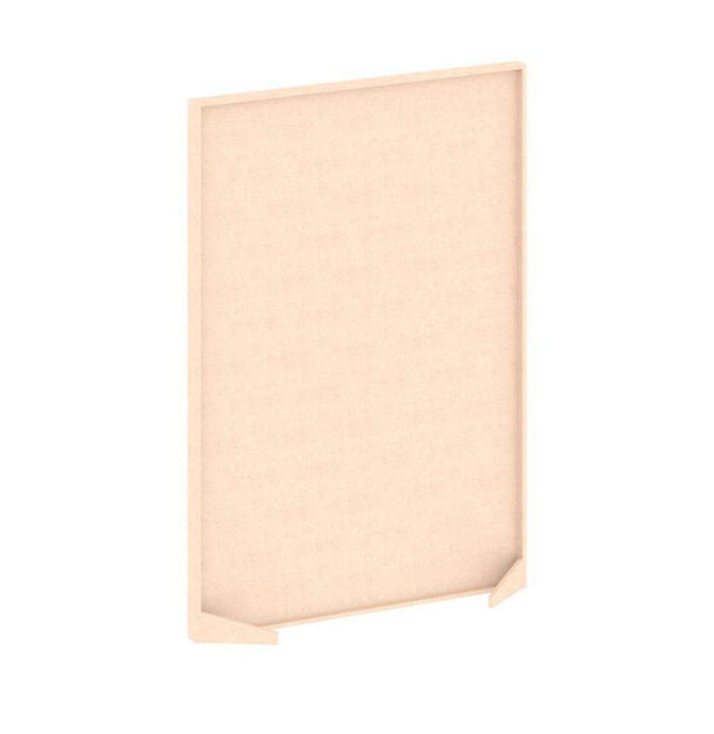 Напольная прямая перегородка VE.NPP-100.16 AK04 Акустикс (AcustiX)