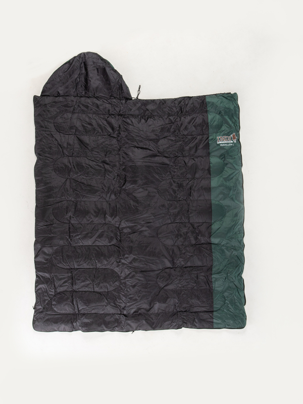 Спальный мешок  TRAVELLER zip L от -6C (с подголовником 230х90)INDI