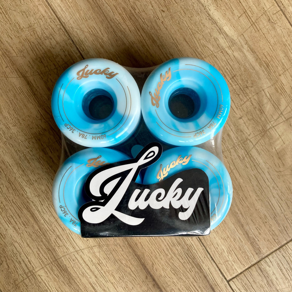 Колеса Lucky Wheels 60mm 78A 36CP Blue Marble