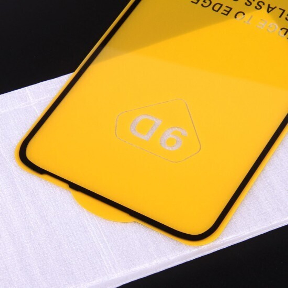 Защитное стекло Full Glue для Huawei P40 Lite E в тех.упак. (25 шт), 010630-25 Черный