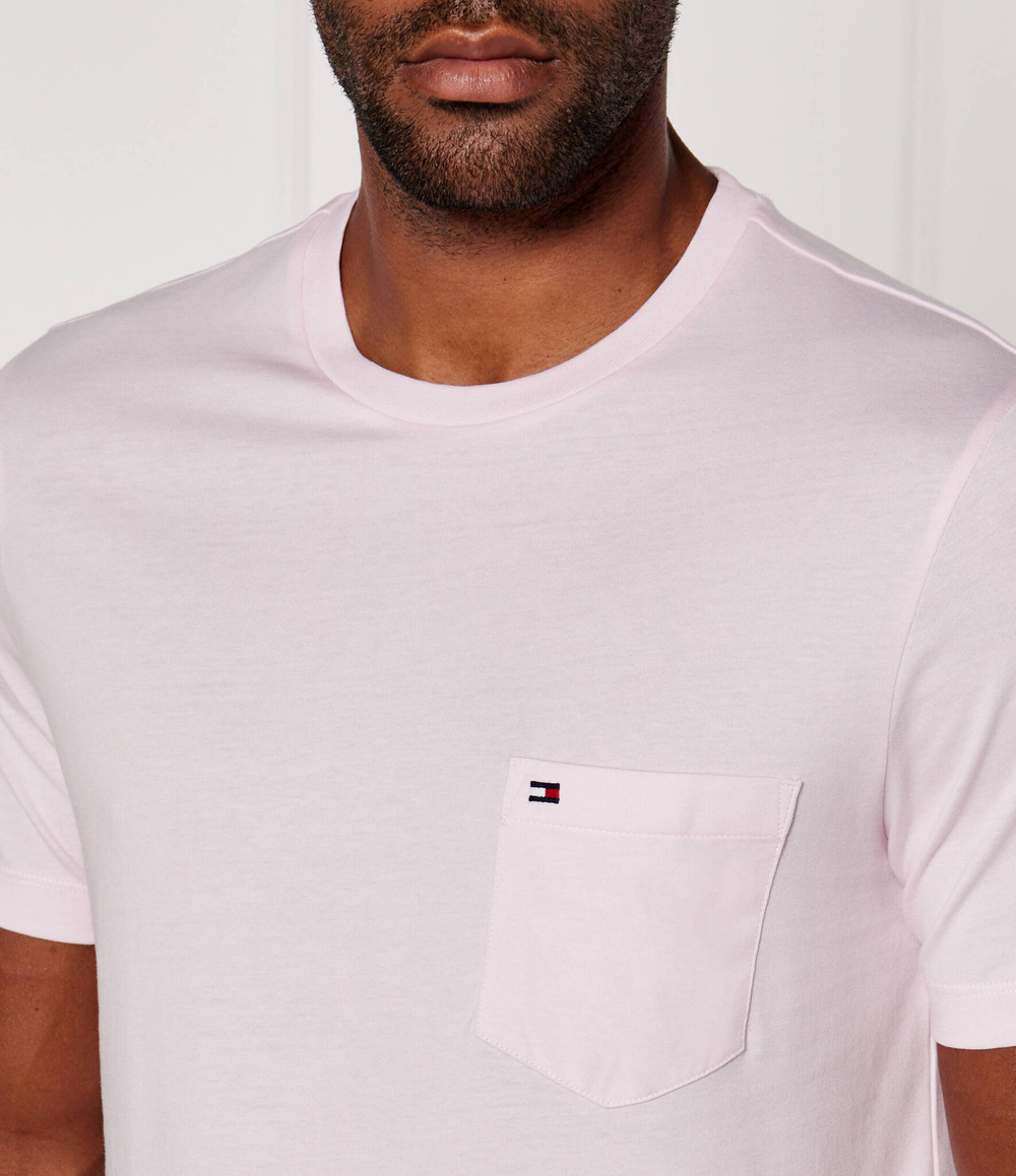 Футболка Tommy Hilfiger - пудро-розовый(MW0MW37283)