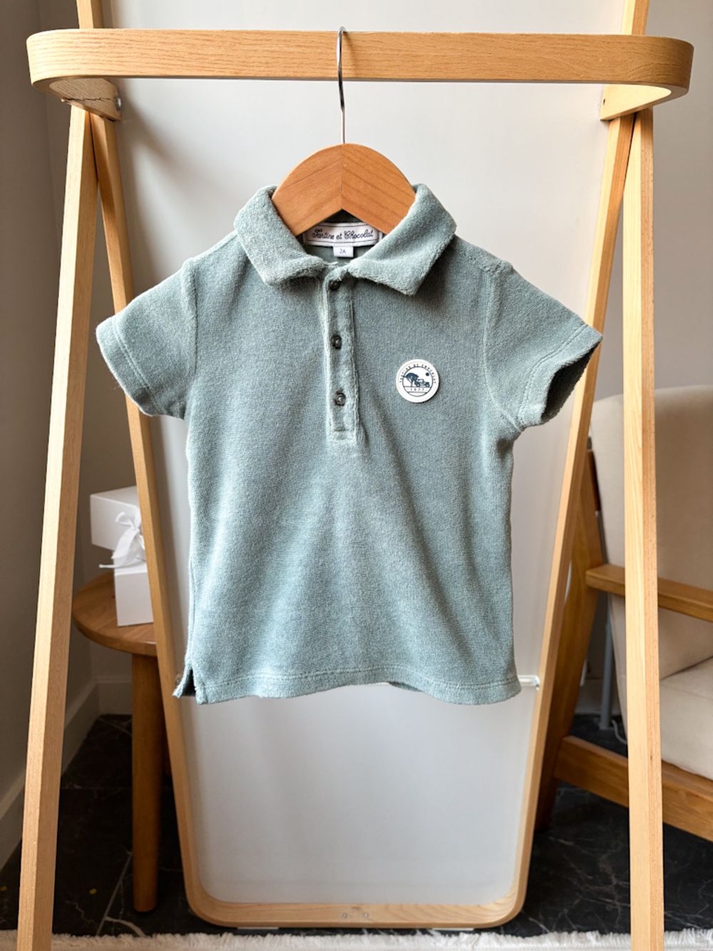 Велюровое поло Tartine et Chocolat, 92