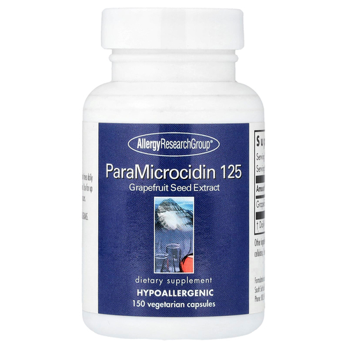 Allergy Research Group, ParaMicrocidin, 125 вегетарианских капсул (125 мг в 1 капсуле)