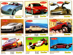 Вкладыши от жвачки Turbo Yellow - Турбо 70 штук без повторов. Серия 261 - 330. Полная серия