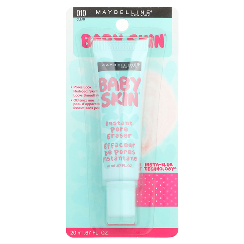 Maybelline, Baby Skin®, мгновенный спрей для очищения пор, оттенок 010 прозрачный, 20 мл (0,67 жидк. унции)