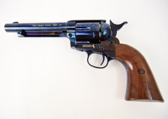 Пневматический револьвер Umarex Colt SAA 45 BB Blued
