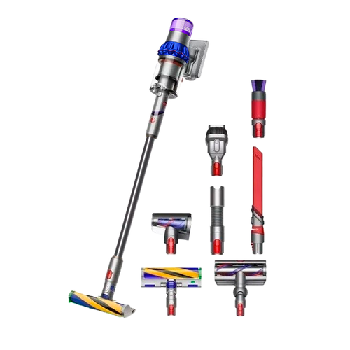 Беспроводной вертикальный пылесос Dyson V15 Detect Extra (SV22), Blue / Nickel (Синий / Никель)