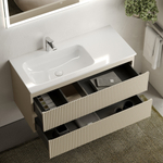 Тумба подвесная под раковину Sancos Snob R левая, Beige Soft 995х445х500