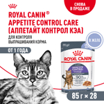 Royal Canin Appetite Control Care Корм консервированный для взрослых кошек желе 85 г