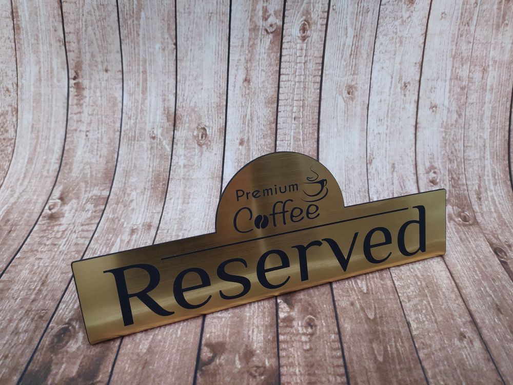 Табличка &quot;RESERVED&quot;