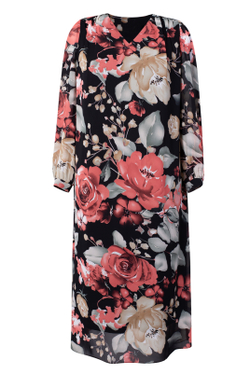 Платье женское 3857ВПА, розы #284Розб053857ВПА