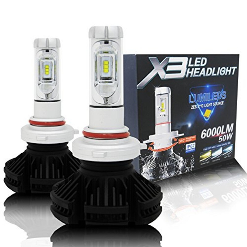 Комплект (H3) светодиодных ламп X3 Led Headlight (H3) 50W 6000Lm (2 шт. / комплект) 0.3 кг 16х15х7