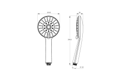 Душевая лейка IDDIS 060 ID 0605F00i19