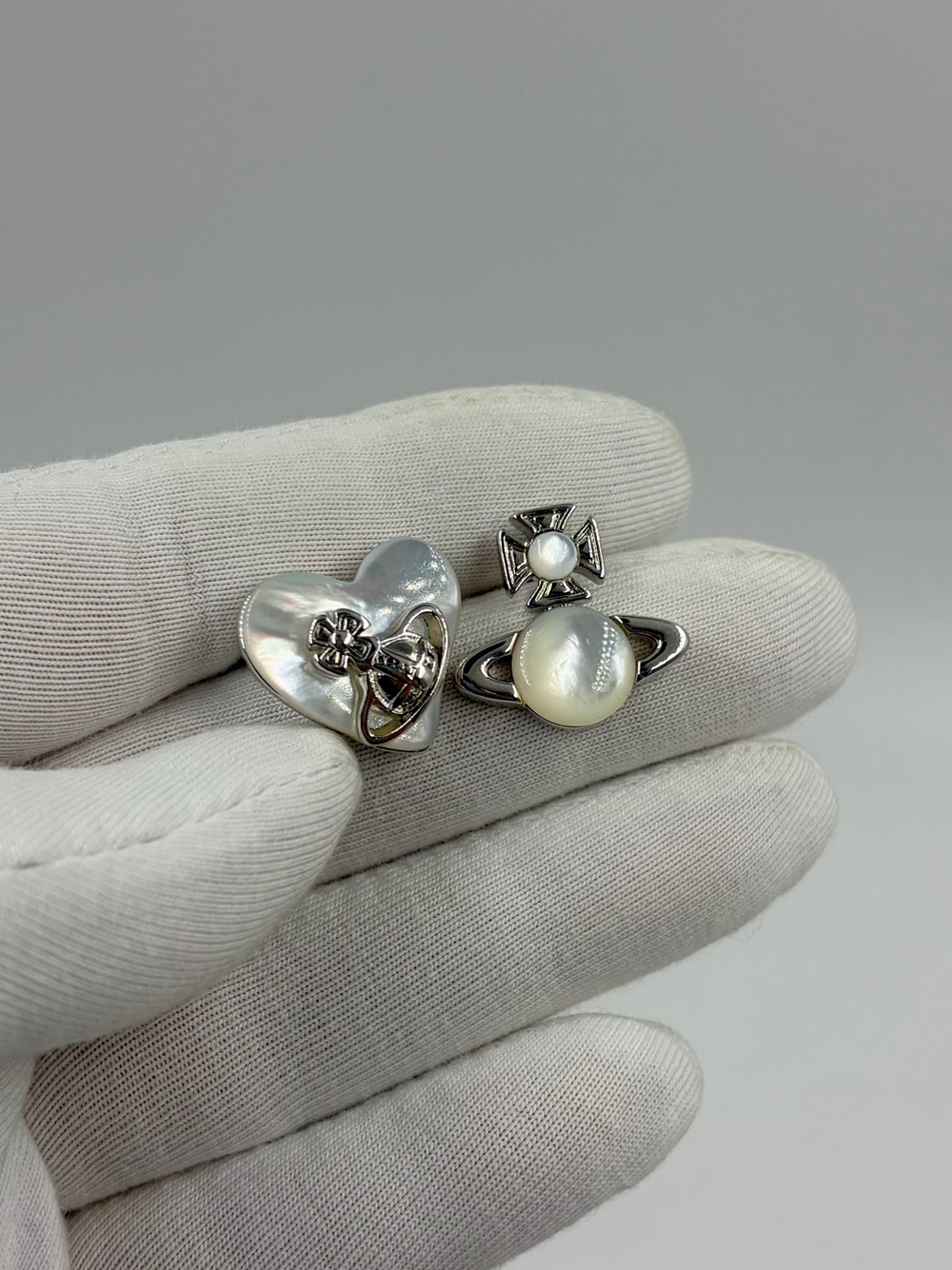 Серьги асимметричные Vivienne Westwood