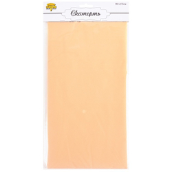 Скатерть п/э однотонная, Персиковый, 1,4*2,75 м
