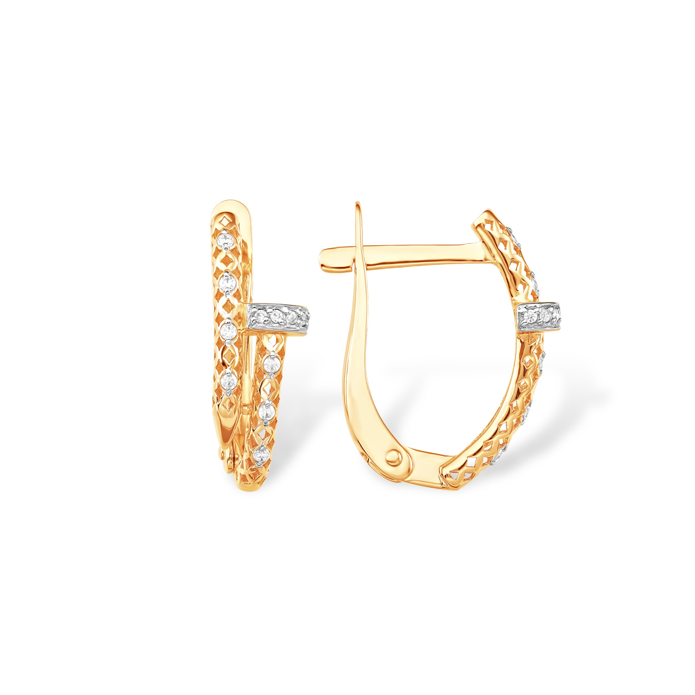 Серьги из золота 585 пробы