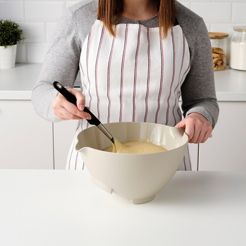 Миска для смешивания IKEA VISPNING (ВИСПНИНГ), Бежевый, 3,0 л