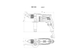 Эл. дрель Metabo SBE 650 650Вт, ЗВП