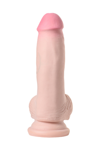 Реалистичный фаллоимитатор на присоске RealStick Elite Paul, TPR, телесный, 19 см