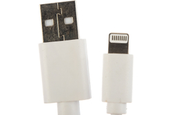Кабель REXANT USB для iPhone 5/6/7 моделей шнур 1М белый 18-1121