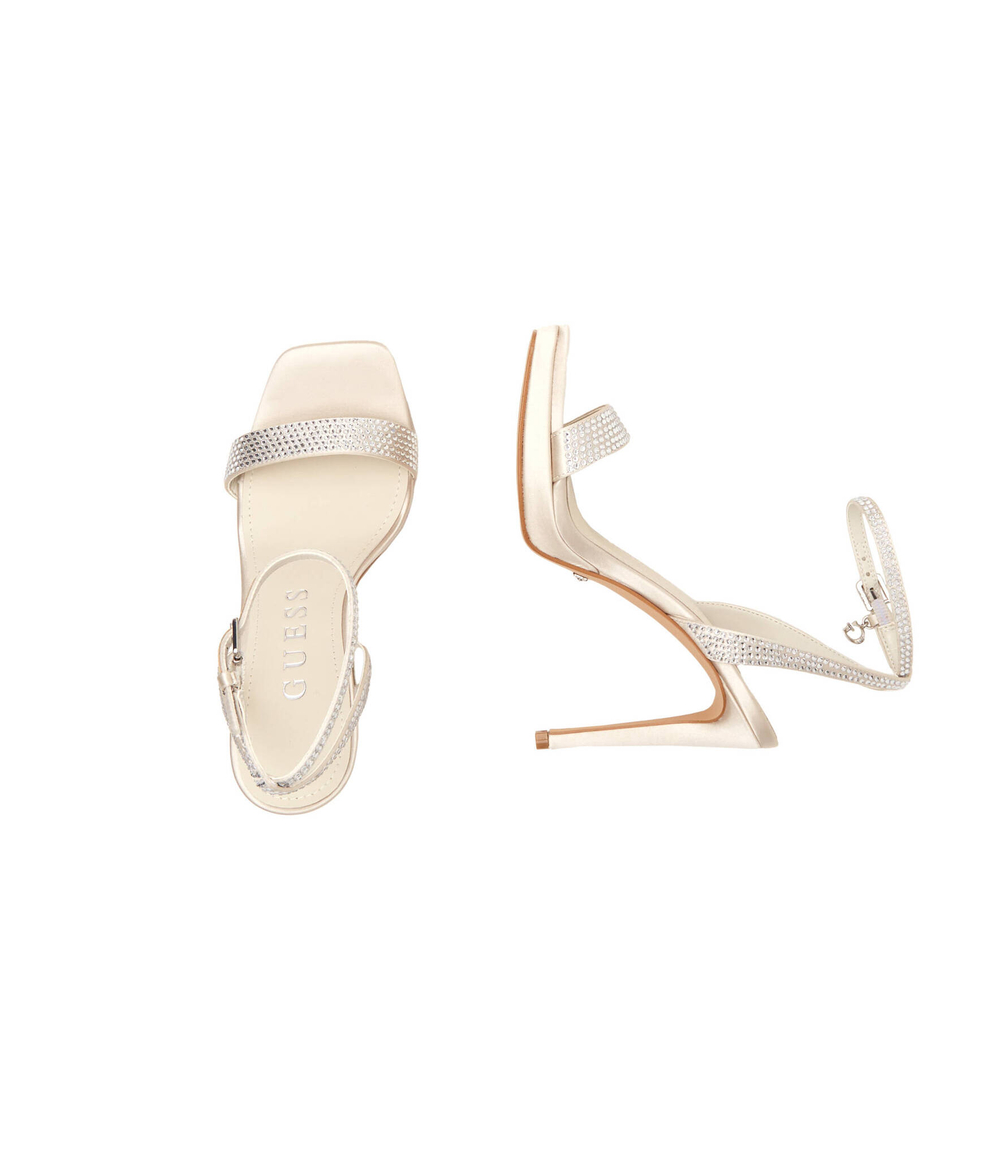 Босоножки на шпильках Guess - кремовый (FLJZAC SAT03)