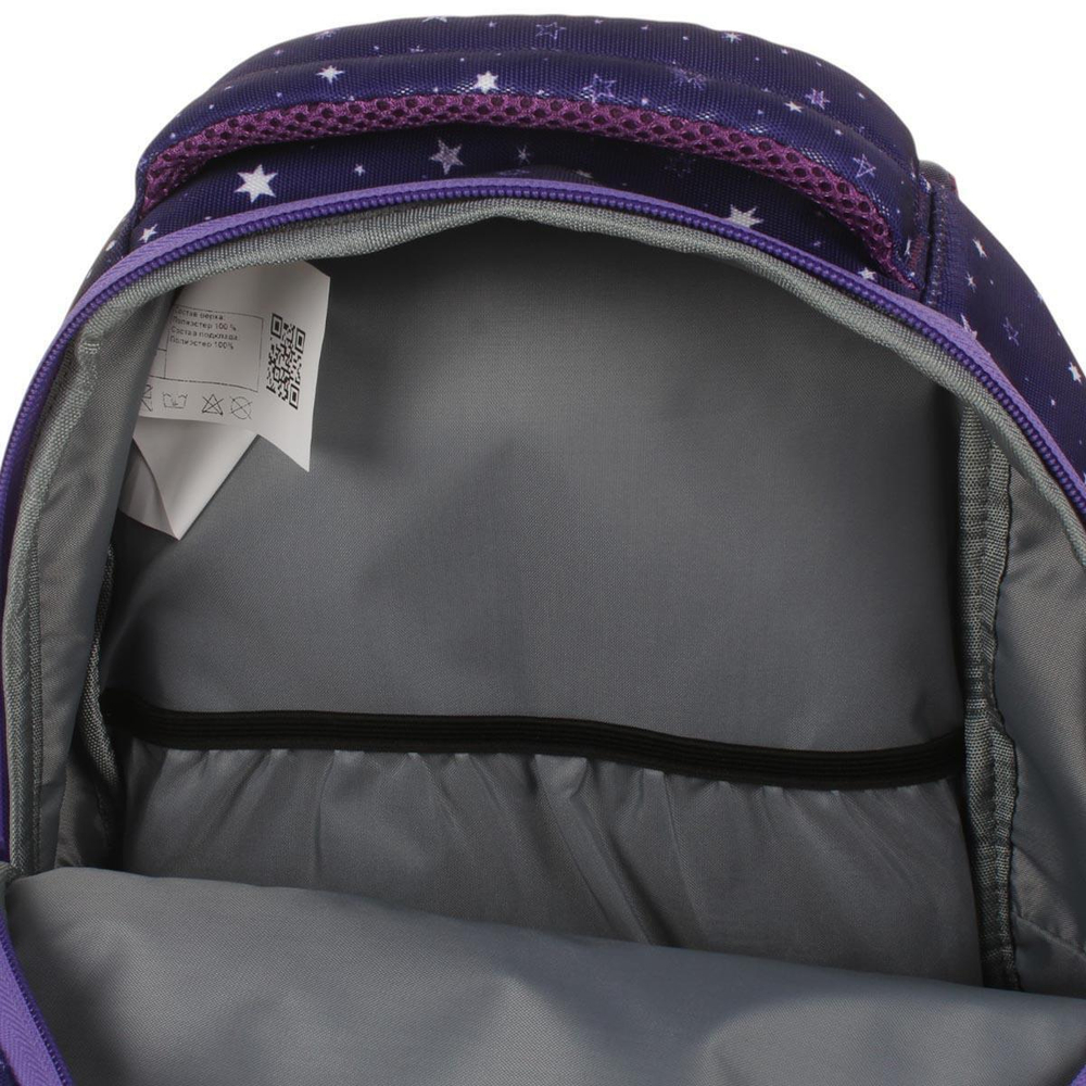 Ранец Джоли с анатом. спинкой "Звезда" 36*27*21 см. 2 отд., 1 карман, боковые карманы (Luris)